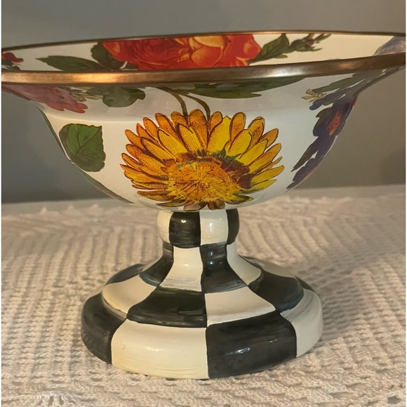 Mackenzie Childs Small Compote - Picture 2 of 5
